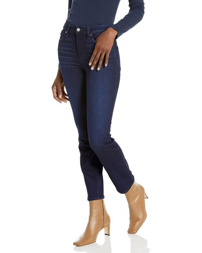 PAIGE Cindy High Rise Straight Leg Vintage In Solstice - Blue