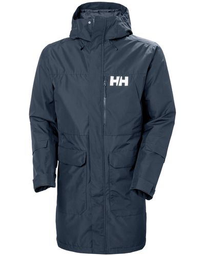 Helly Hansen Rigging Insulated Rain Coat - Blue