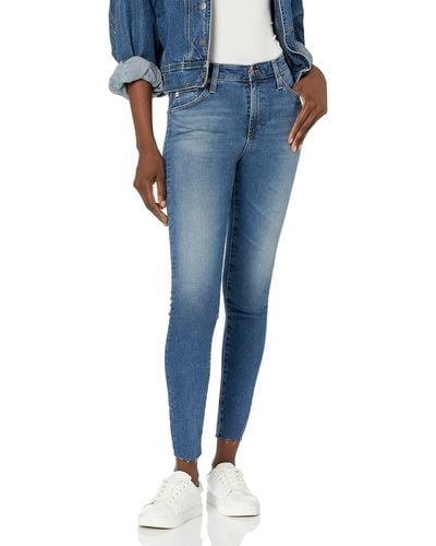 AG Jeans Farrah High-rise Skinny Fit Ankle Jean - Blue