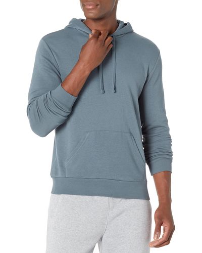 Alternative Apparel Mens Challenger Eco Pullover Hoodie Hooded Sweatshirt - Blue
