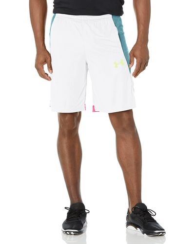 Under Armour Baseline Basketball 10-inch Shorts - White