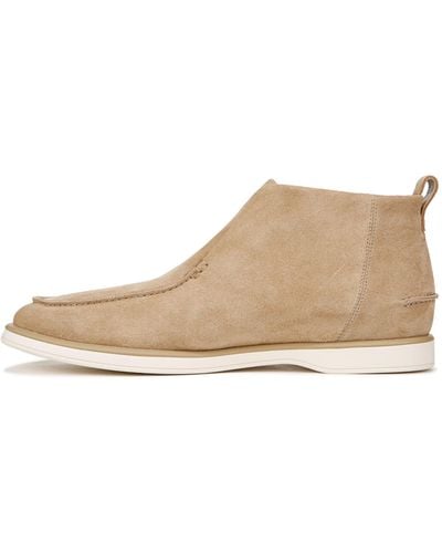 Vince S Carlton Chukka Ankle Boot Sandtrail Beige Leather 12 M - Natural