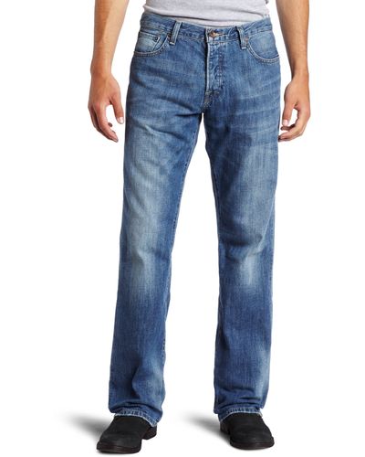 Lucky Brand S 221 Original Straight Jean In Ol Olympia - Blue