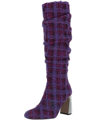 Betsey Johnson Declaan Knee High Boot - Purple