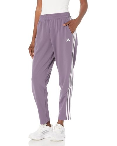 adidas Training Essentials 3-stripes Pants - Purple