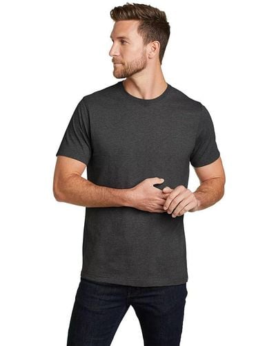 Eddie Bauer Legend Wash 100% Cotton Short-sleeve Classic T-shirt - Black