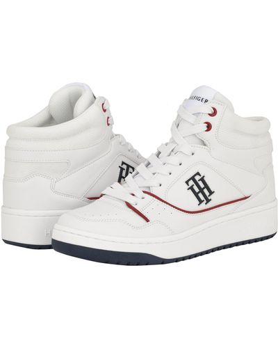 Hilfiger Sale up off sneakers Lyst High-top Women for 40% to | | Tommy Online