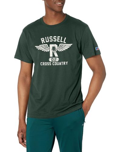 Russell Graphic Logo Short Sleeve T-shirt - Green