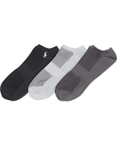 Polo Ralph Lauren Tech Low Cut Sock 3 Pair Pack - Gray
