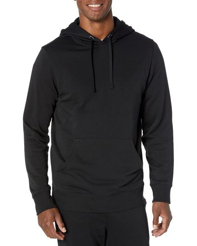 Amazon Essentials Lightweight Long-sleeve French Terry Hooded Sweatshirt - Blue