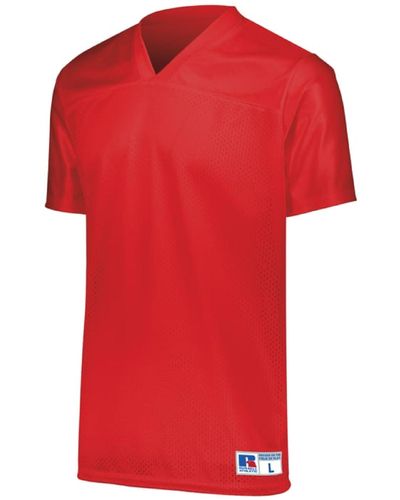 Russell Ladies Solid Flag Football Jersey - Red