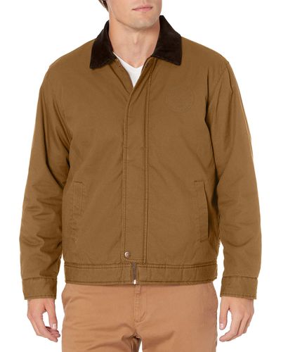 Quiksilver Canvas Cord Collar Jacket - Brown