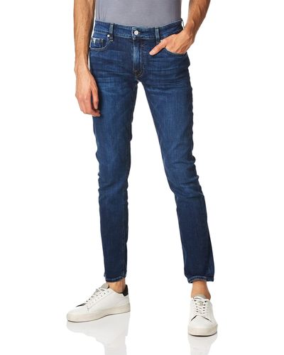 Guess Mid Rise Skinny Fit Jean - Blauw