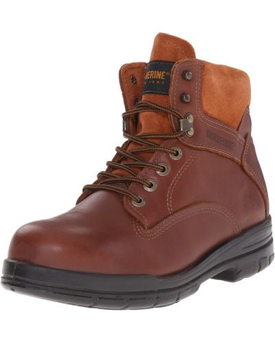 Wolverine Durashocks Sr Direct-attach 6" Work Boot - Brown