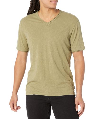 John Varvatos Miles Short Sleeve V-neck T-shirt K3595z2 - Green