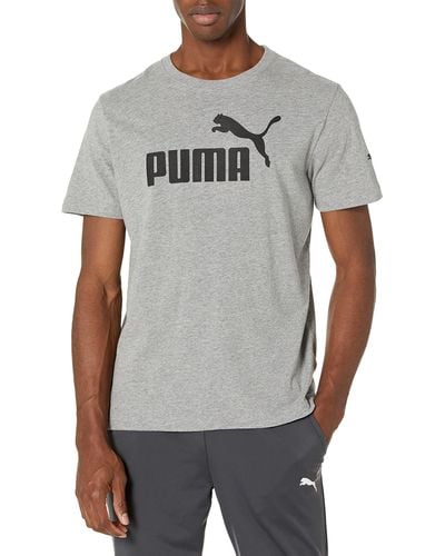 PUMA Bmw M Motorsport Essentials Logo T-shirt - Gray