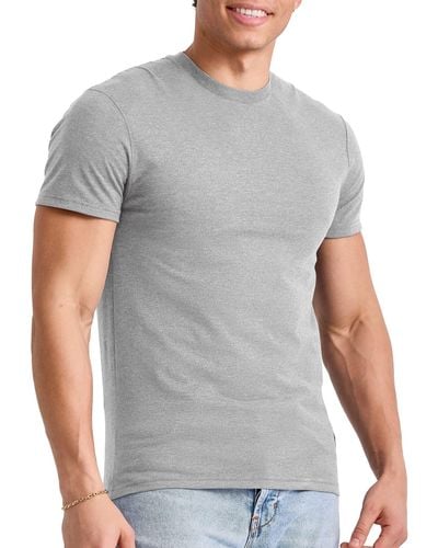 Hanes Originals Short Sleeve T-shirt - Gray