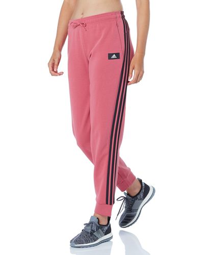adidas Womens Sportswear Future Icons 3-stripes Pants - Pink
