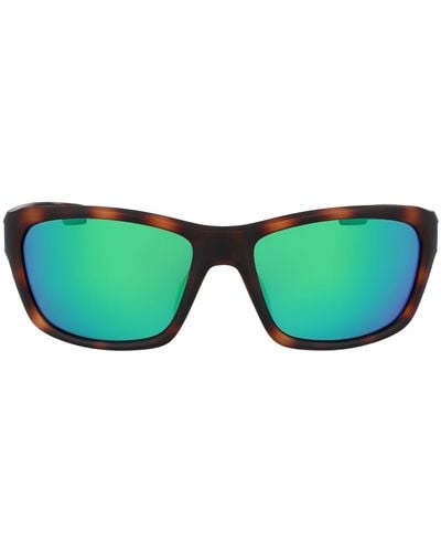Nautica N901sp Polarized Rectangular Sunglasses - Green