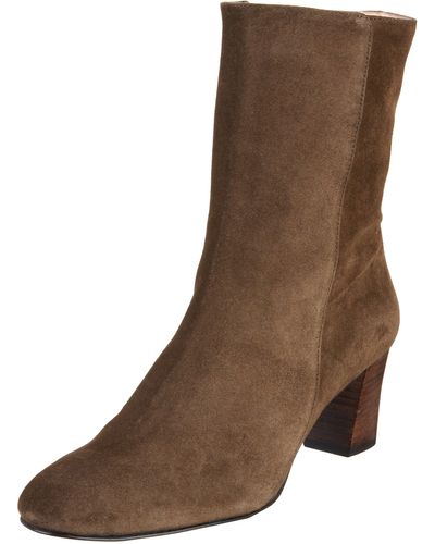 Robert Clergerie Priscoc Ankle Boot,army Tam,10 B - Brown