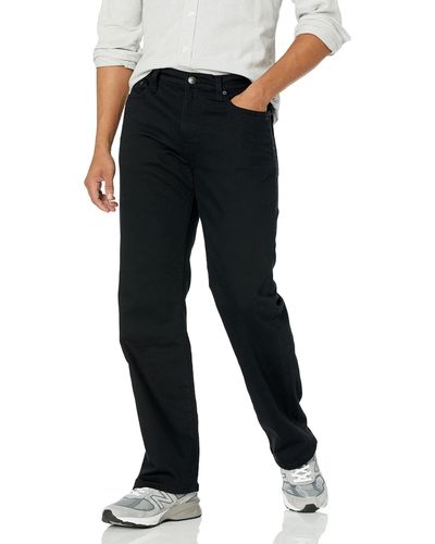 Amazon Essentials Straight-Fit Stretch Bootcut Jean Jeans - Negro