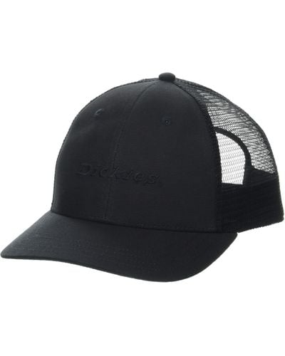 Dickies Two-Tone Trucker Cap Black Snapback Hat - Grau