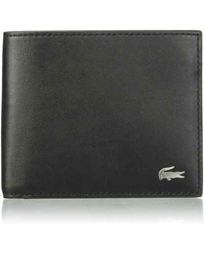 Lacoste Fg Large Billfold & Coin - Black