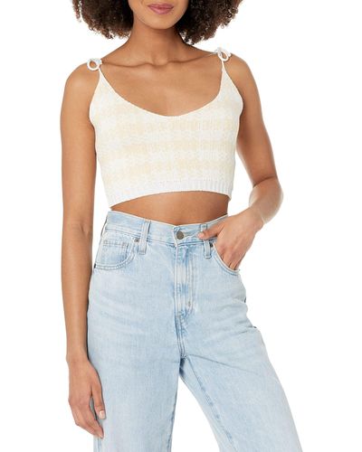 Kendall + Kylie Kendall + Kylie Gingham Cami - Blue
