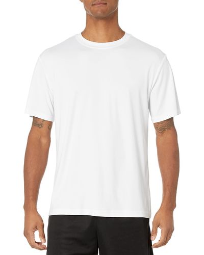 Nautica Mens Active Short Sleeve Performance T-shirt T Shirt - White