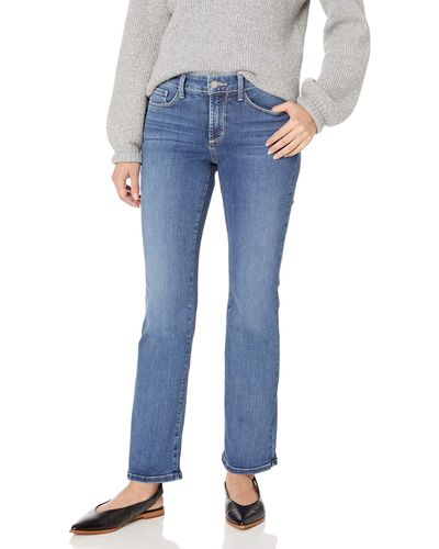 NYDJ Womens Petite Size Barbara Bootcut Jeans - Blue