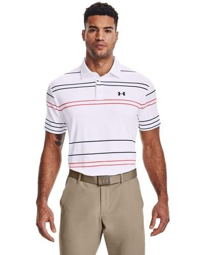 Under Armour Playoff 2.0 Golf Polo - White