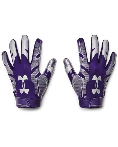 Under Armour F8 Football Gloves , - Purple