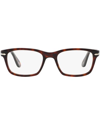 Persol 0po3012v Square Prescription Eyewear Frames - Black