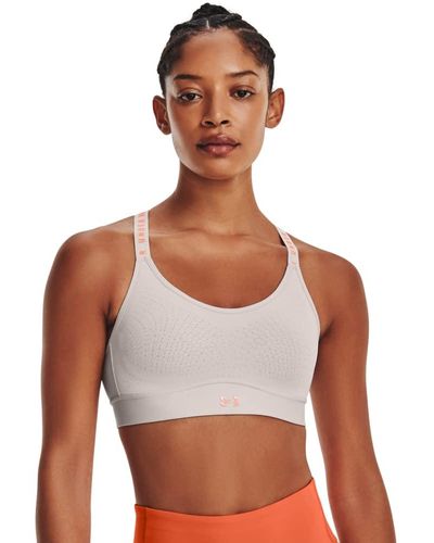 Under Armour Limitless Mid Sports Bra, - White