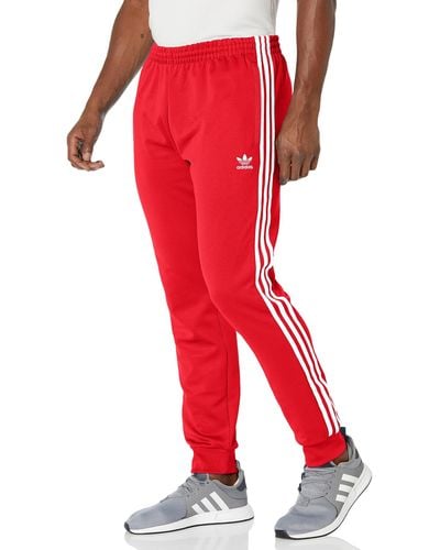 adidas Originals Superstar Track Pants - Red