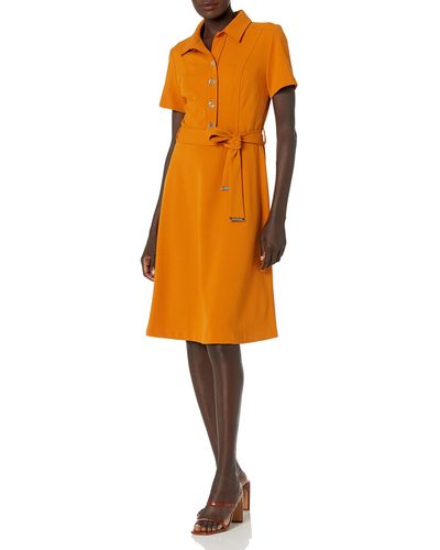 Orange Tommy Hilfiger Dresses for Women | Lyst