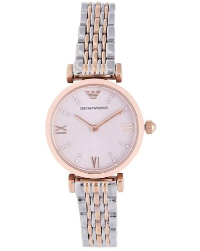 Emporio Armani Two-hand Stainless Steel Watch - Multicolor