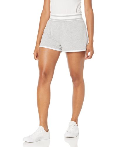 Juicy Couture Varsity Stripe Running Shorts - White