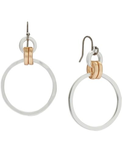 Lucky Brand Knotted Link Drop Earring - Metallic