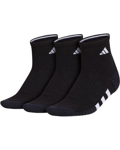 adidas Cushioned Quarter Socks - Black