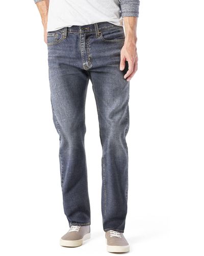 Signature by Levi Strauss & Co. Gold Label Regular Fit Flex Jeans, - Blue