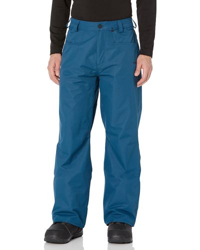 Volcom Mens Carbon Ergo Relaxed Fit Snowboard Pants - Blue