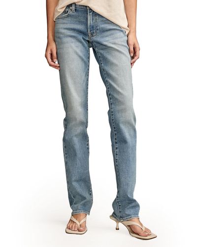 Lucky Brand Mid Rise Sweet Straight - Blue