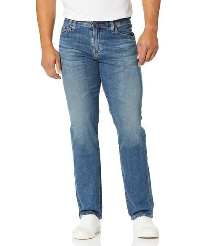AG Jeans Graduate Tailored Leg Led Denim Pant - Blue