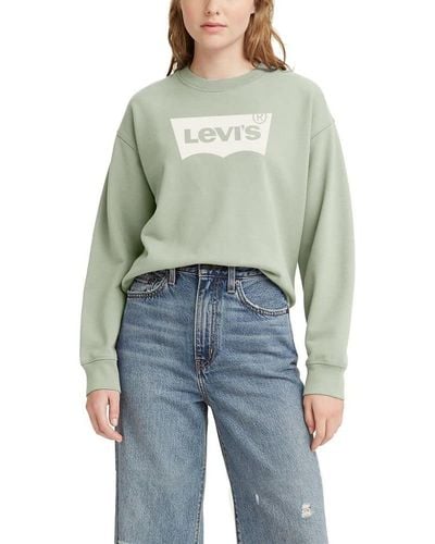 Levi's Graphic Standard Crewneck Sweatshirt, - Green