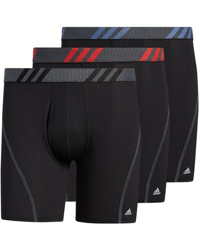 adidas Sport Performance Mesh Boxer Brief Underwear - Noir