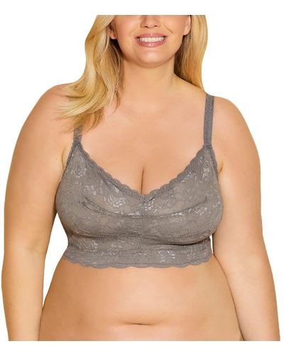 Cosabella Say Never Ultra Curvy Sweetie Bralette - Gray