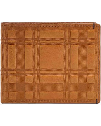 Fossil Bronson Card Case - Brown