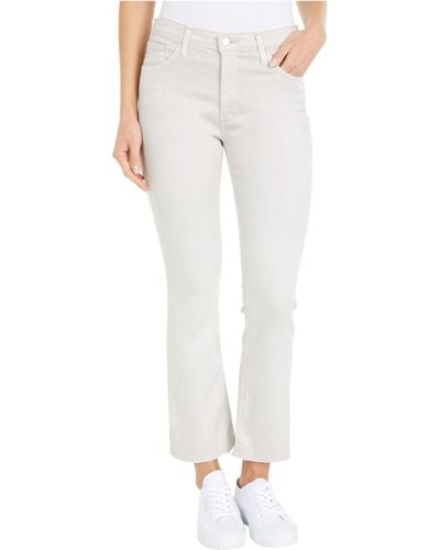 AG Jeans Jodi High-rise Slim Fit Flare Leg Crop Pant - Gray