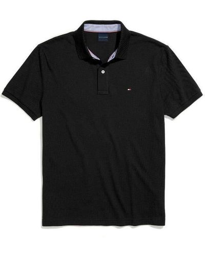 Tommy Hilfiger Adaptive Short Sleeve Polo Shirt With Magnetic Buttons In Custom Fit - Blue